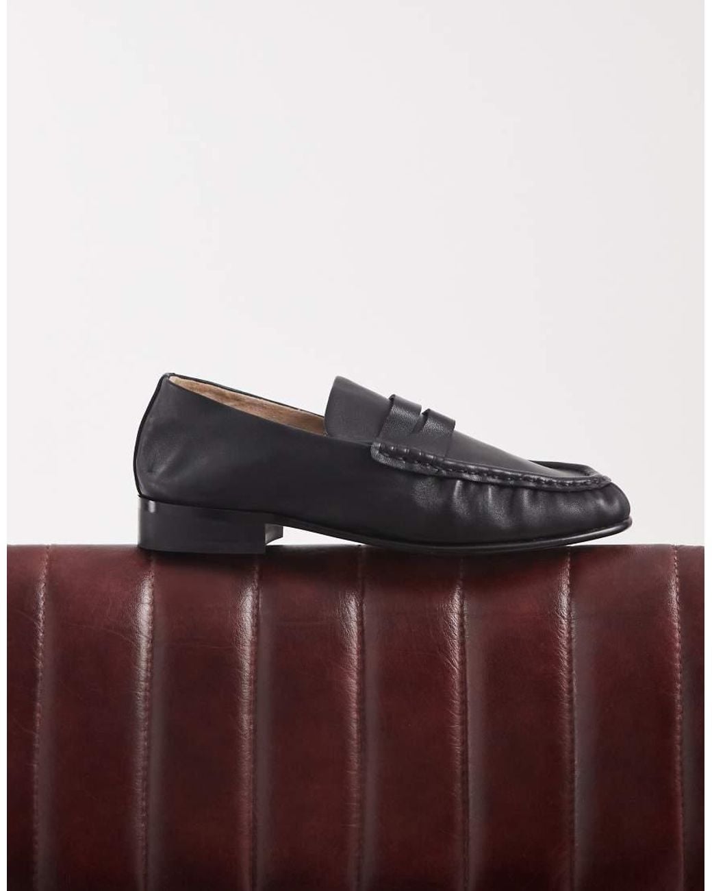Tony Bianco Purple Gomez Square Toe Loafers