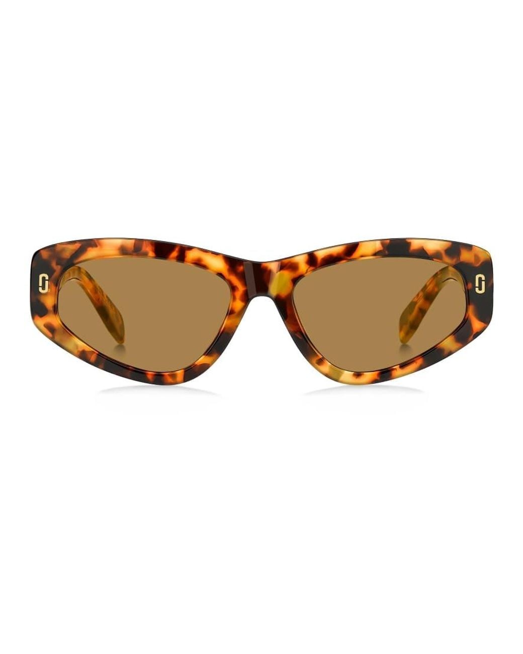 Marc Jacobs Brown Marc Jac Sun Cat Eye Sunglasses With Lenses