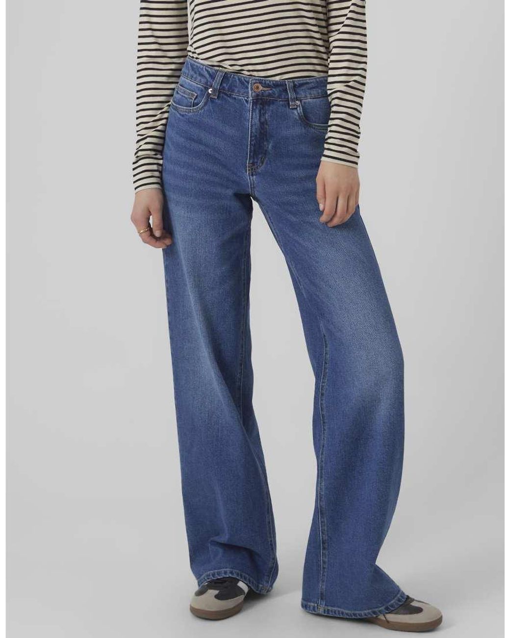 Vero Moda Blue Wide Fit Jeans