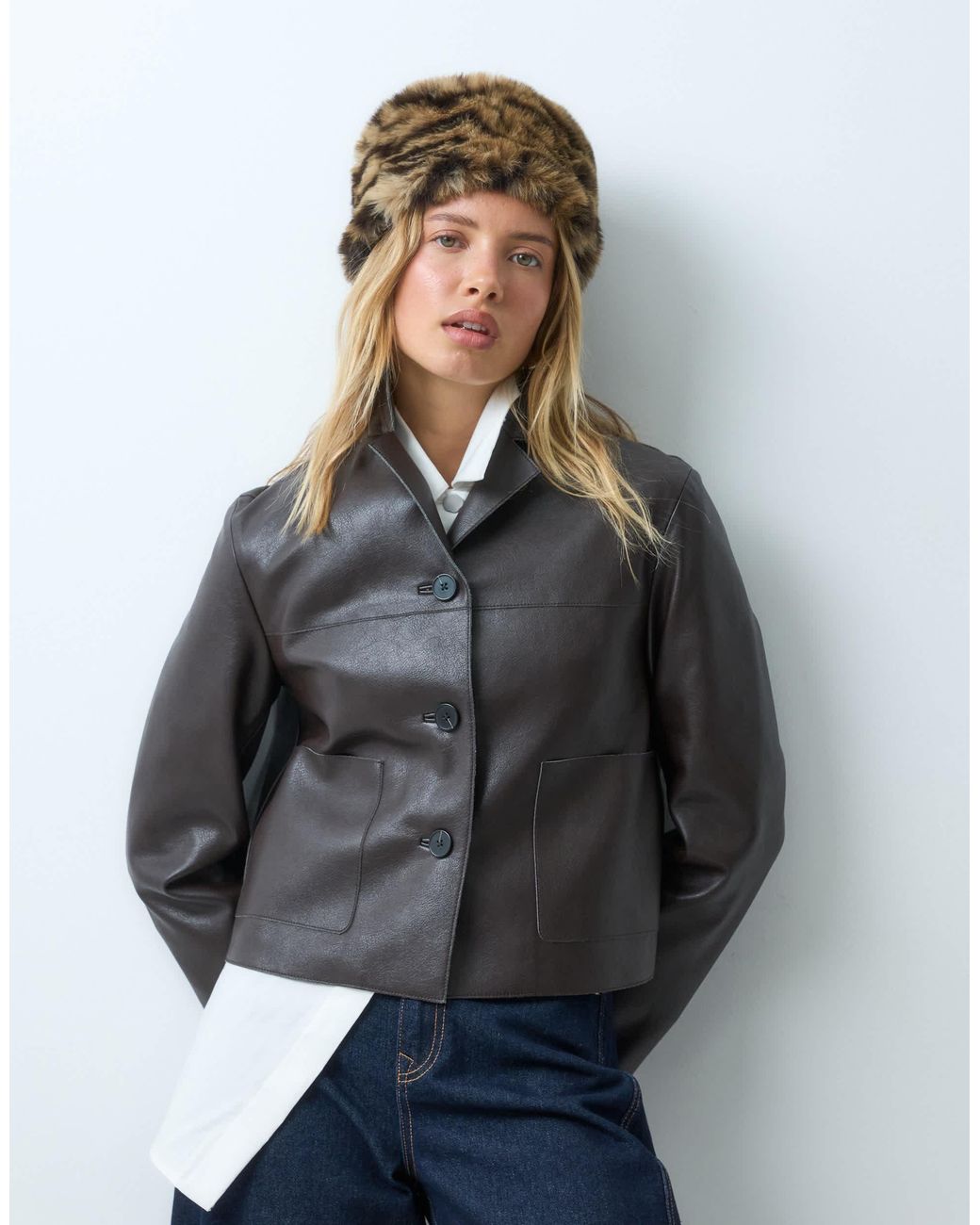 ASOS Natural Kosakenhut