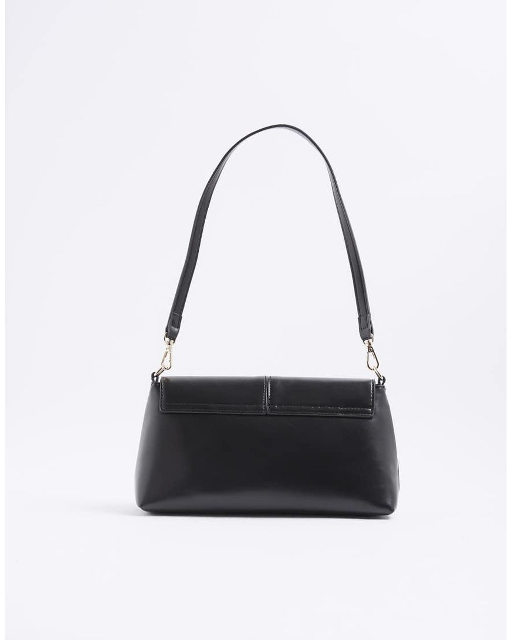 River Island Natural Bar Front Clutch Bag