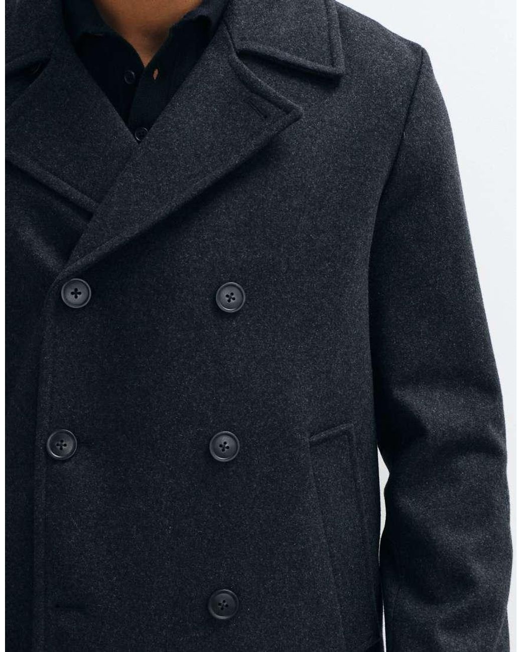 Mango Blue Double Breasted Tailored Jacket for men