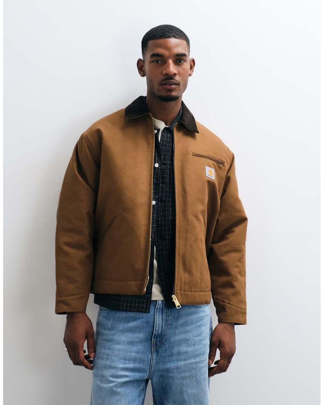 Carhartt Blue Og Detroit Jacket for men