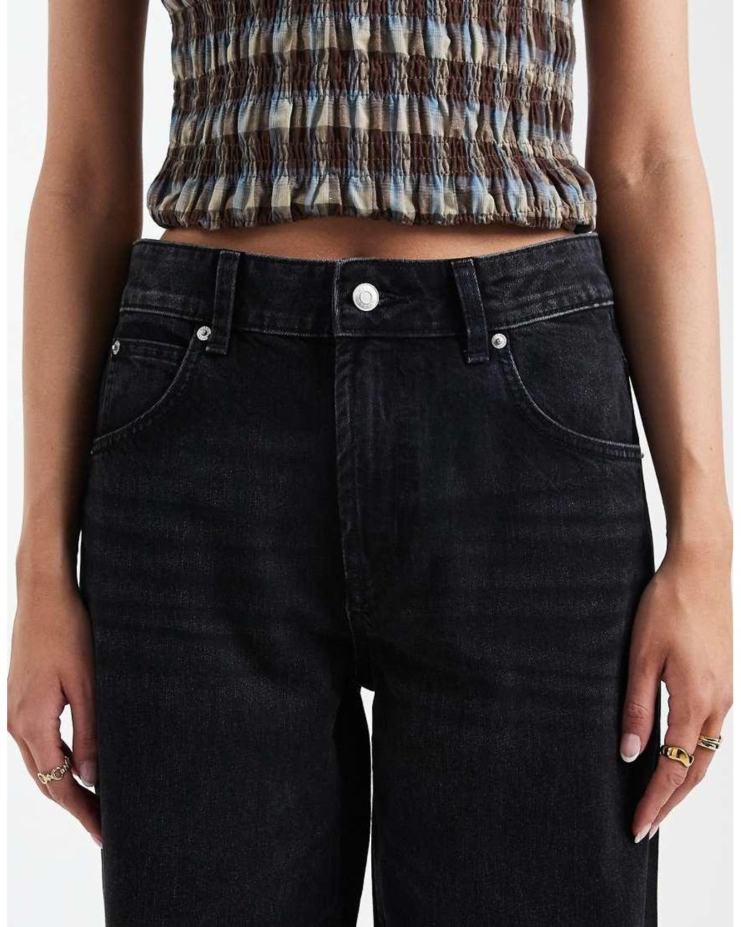 ASOS Black Asos Design Tall Low Rise Baggy Jeans
