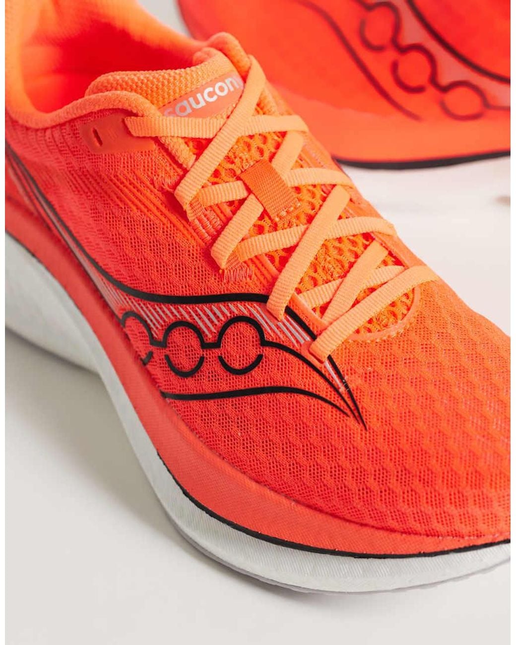 Saucony Gray Endorphin Speed 5 Running Trainers for men