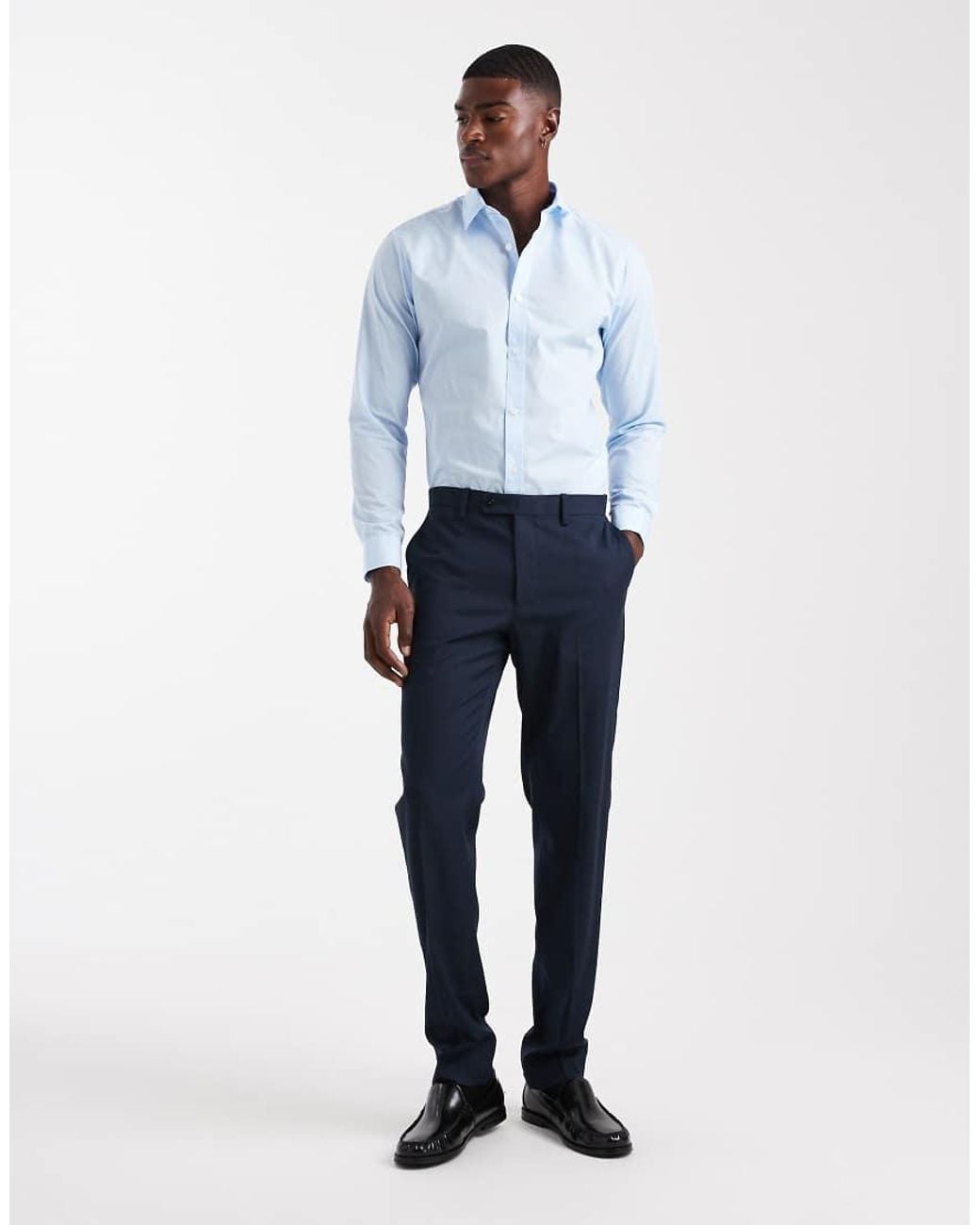 JJ Rebel Blue Smart Shirt for men