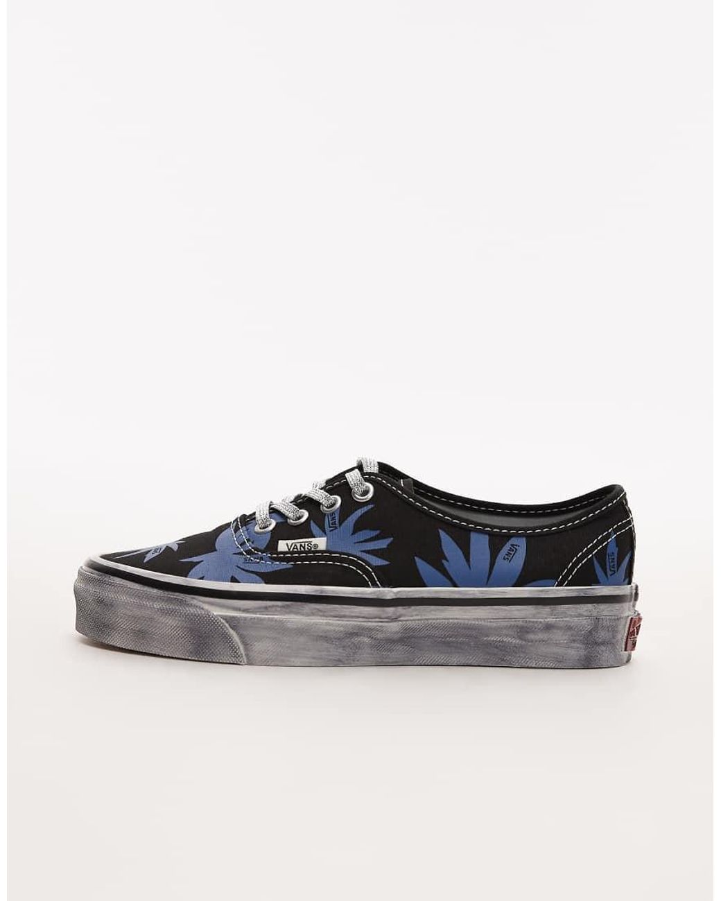 Vans Black Authentic Palm Tree Print Sneakers