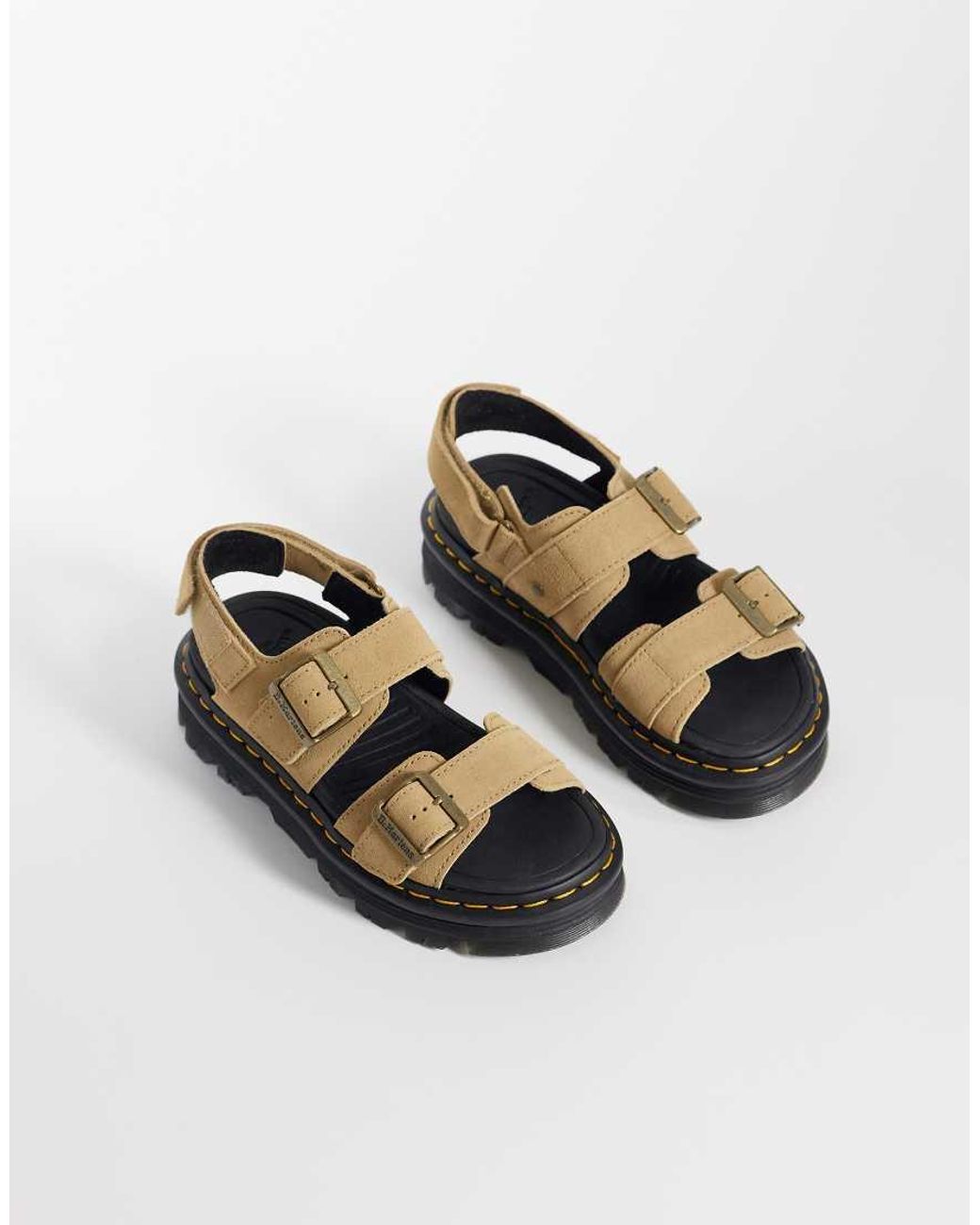 Dr. Martens Black Zebzag Sandal