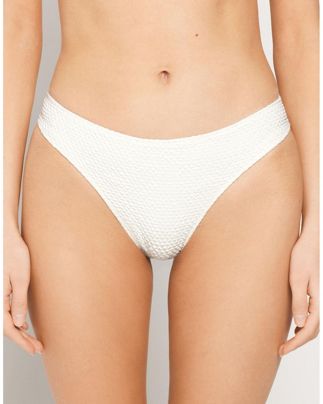 Tezenis Natural Piqué Wave Brazilian Bikini Bottoms