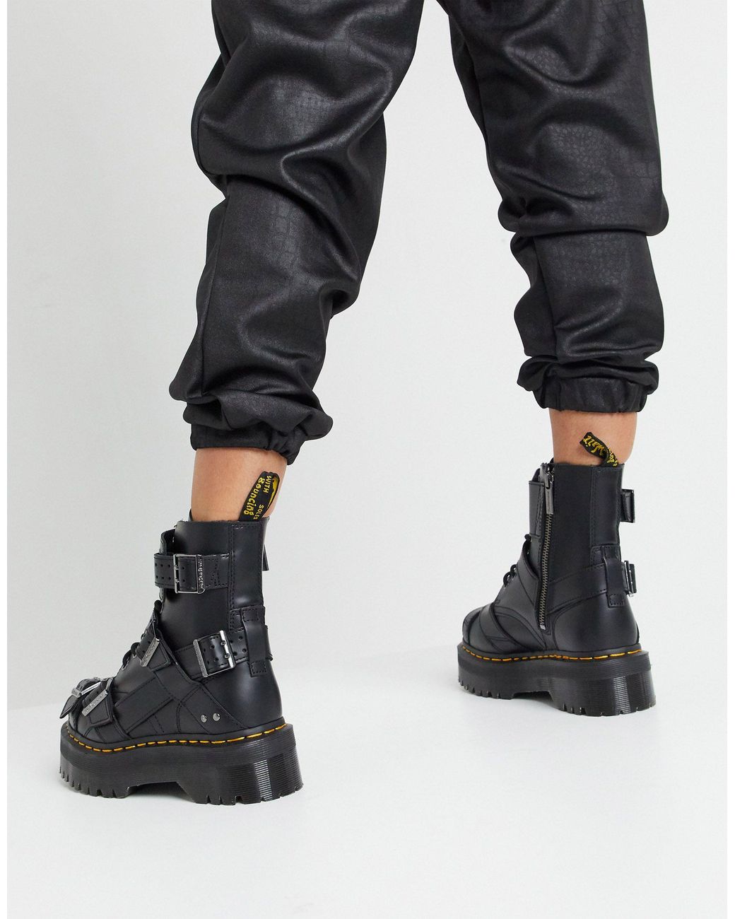 Jadon - bottines chunky à semelle plateforme et boucle Dr. Martens en  coloris Noir | Lyst