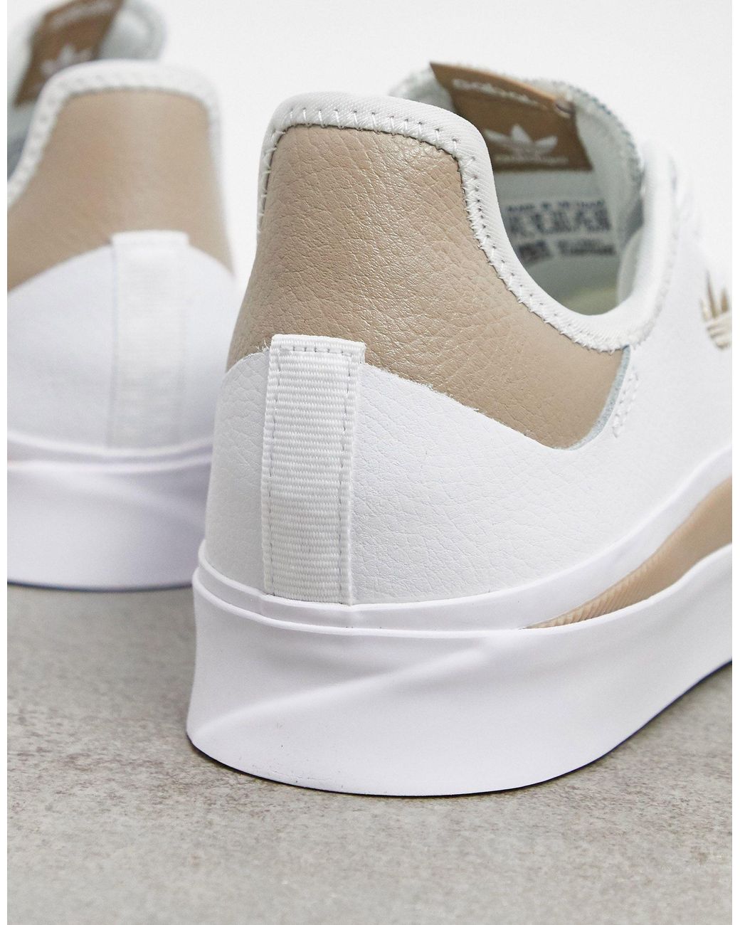 adidas originals sabalo trainers in off white