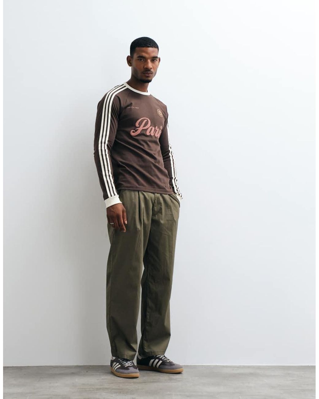 Adidas Originals White Paris Logo Jersey for men