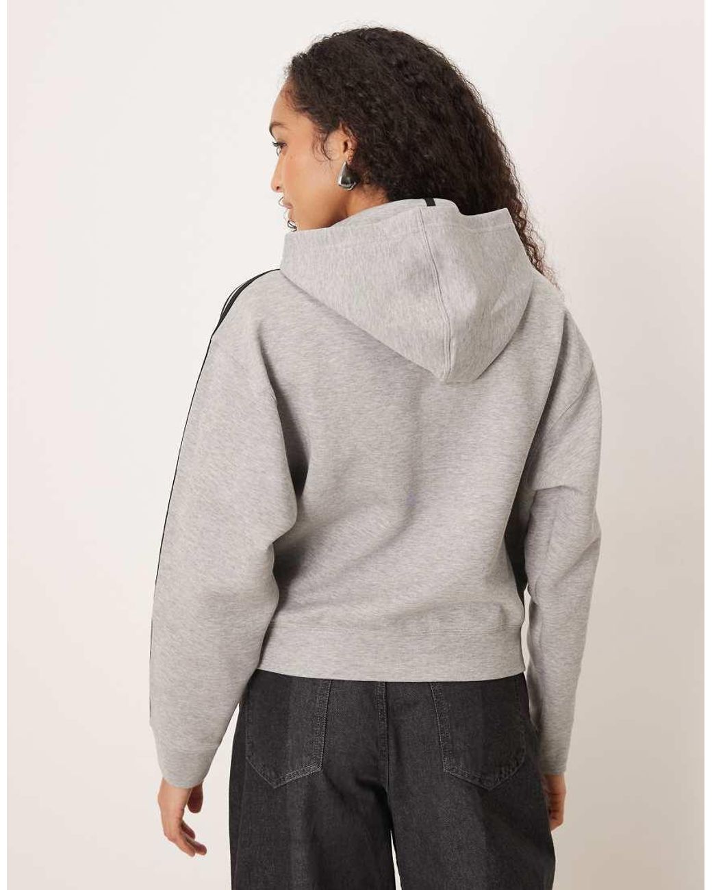 Adidas Originals Gray Spacer Zip Through Hoodie