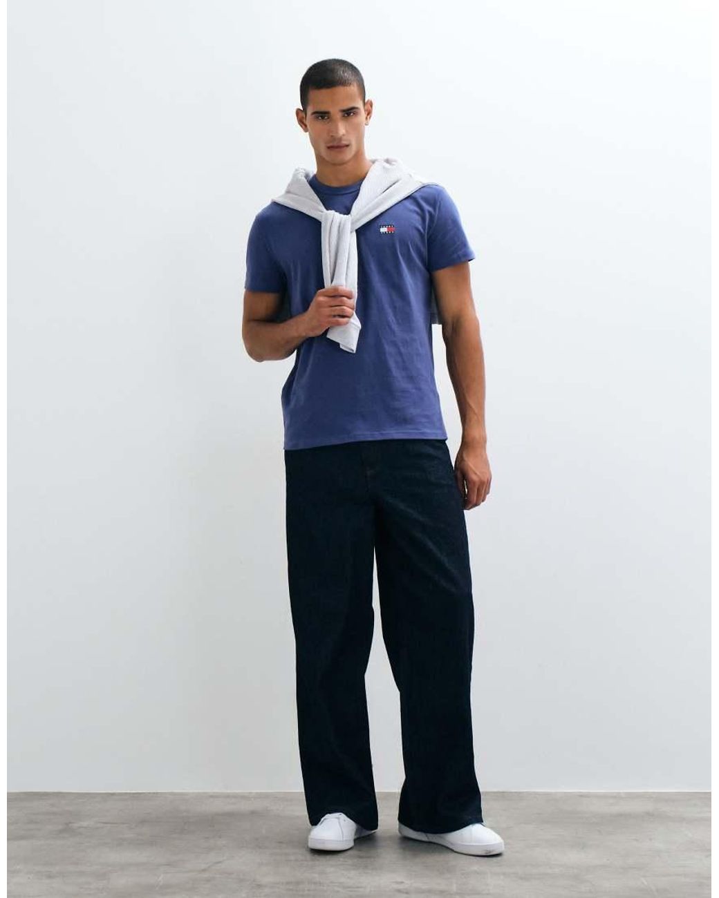 Tommy Hilfiger Blue Badge Logo T-Shirt for men