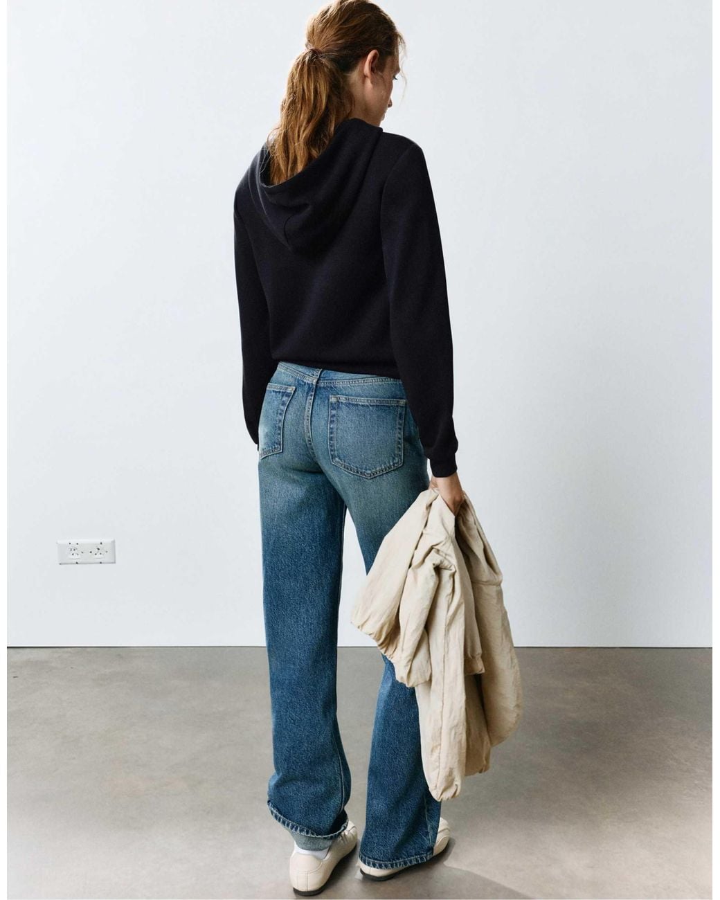 Sweat à capuche zippé Pull&Bear en coloris Blue