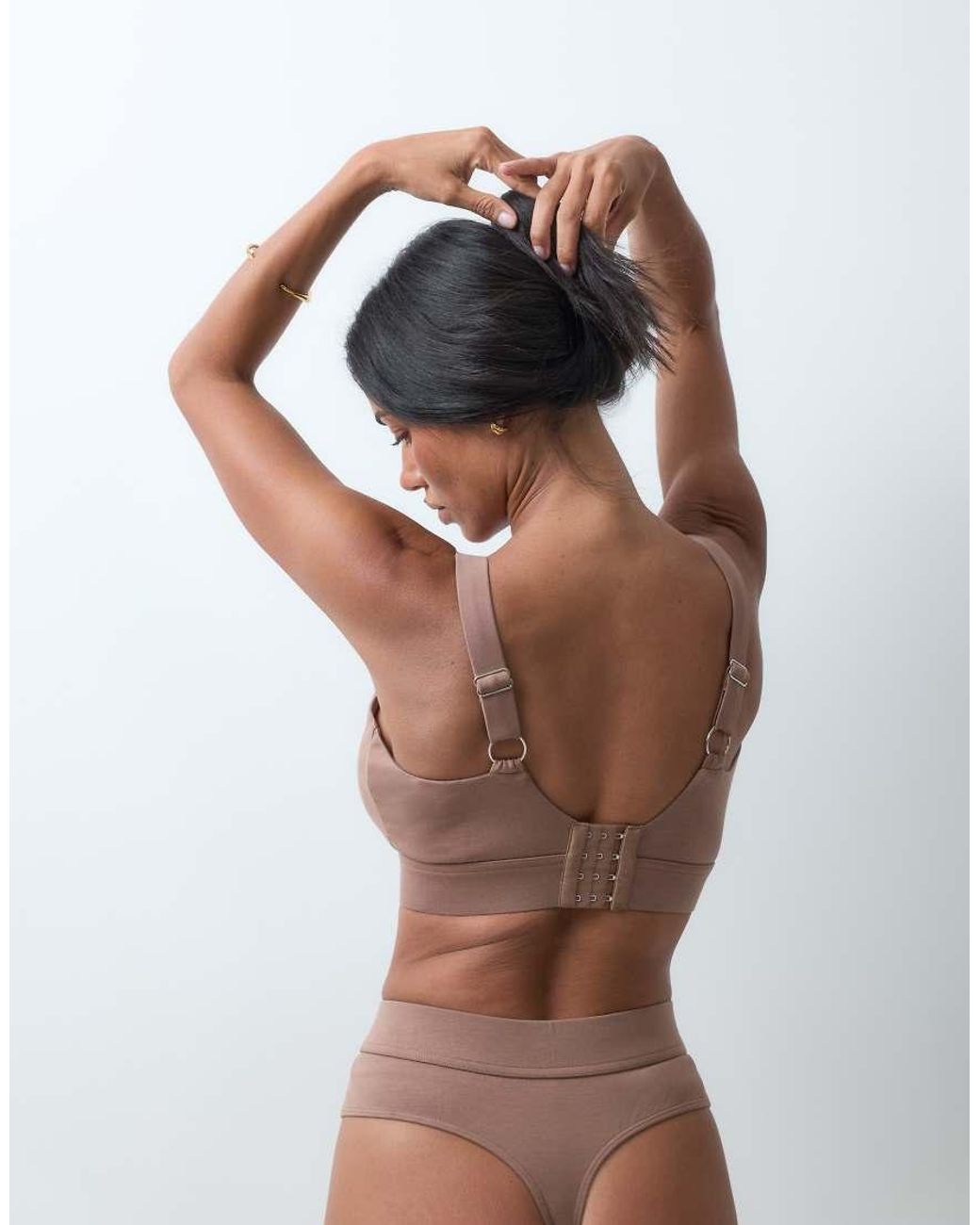 RIEN STUDIO Brown Maya Fuller Bust Bralette