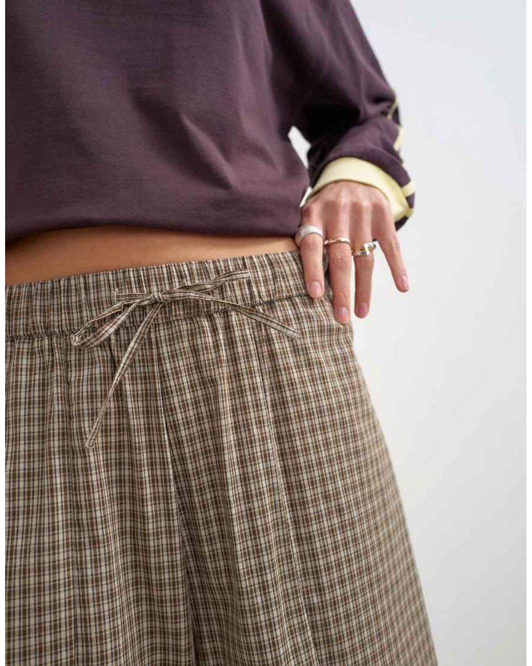 TOPSHOP Natural Co-ord Horseshoe Trouser