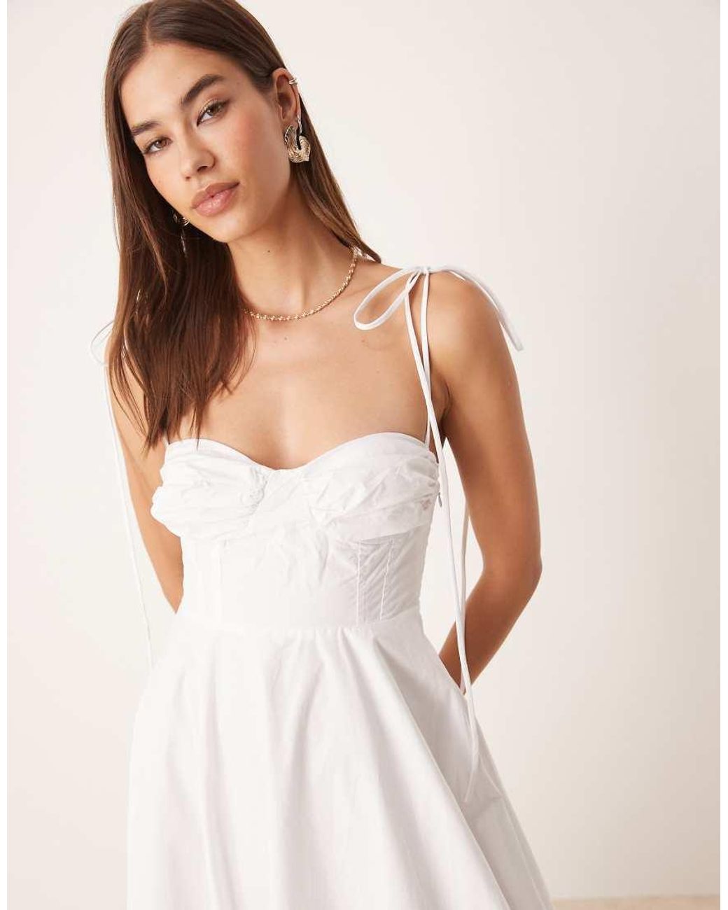 Glamorous Natural Strappy Maxi Dress
