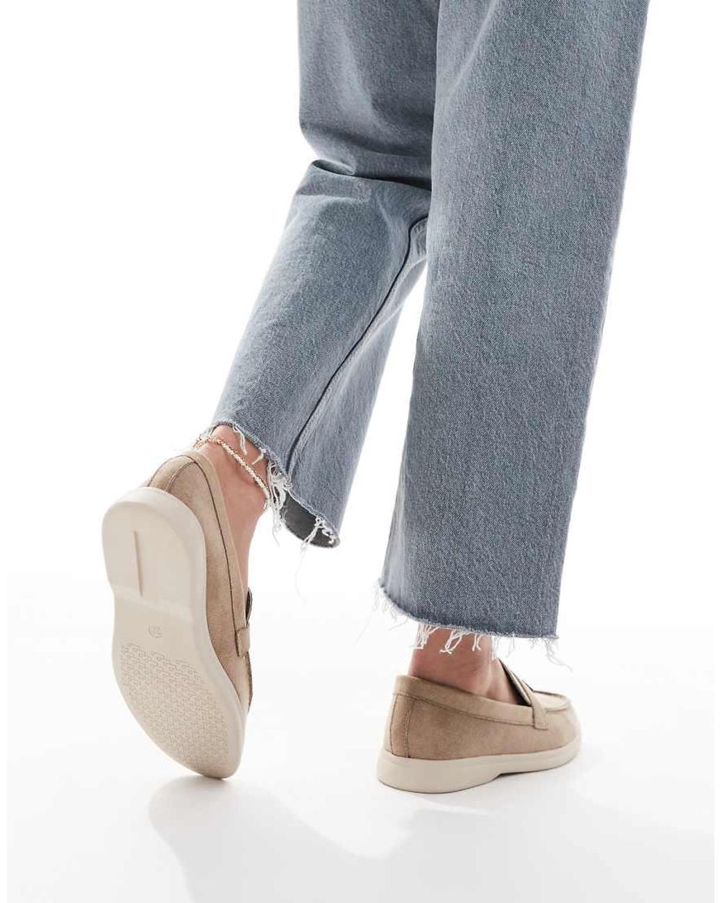 SEQWL Blue Panther Tassel Trim Loafer
