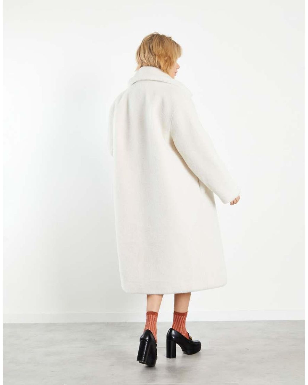 Glamorous White Winter Coat