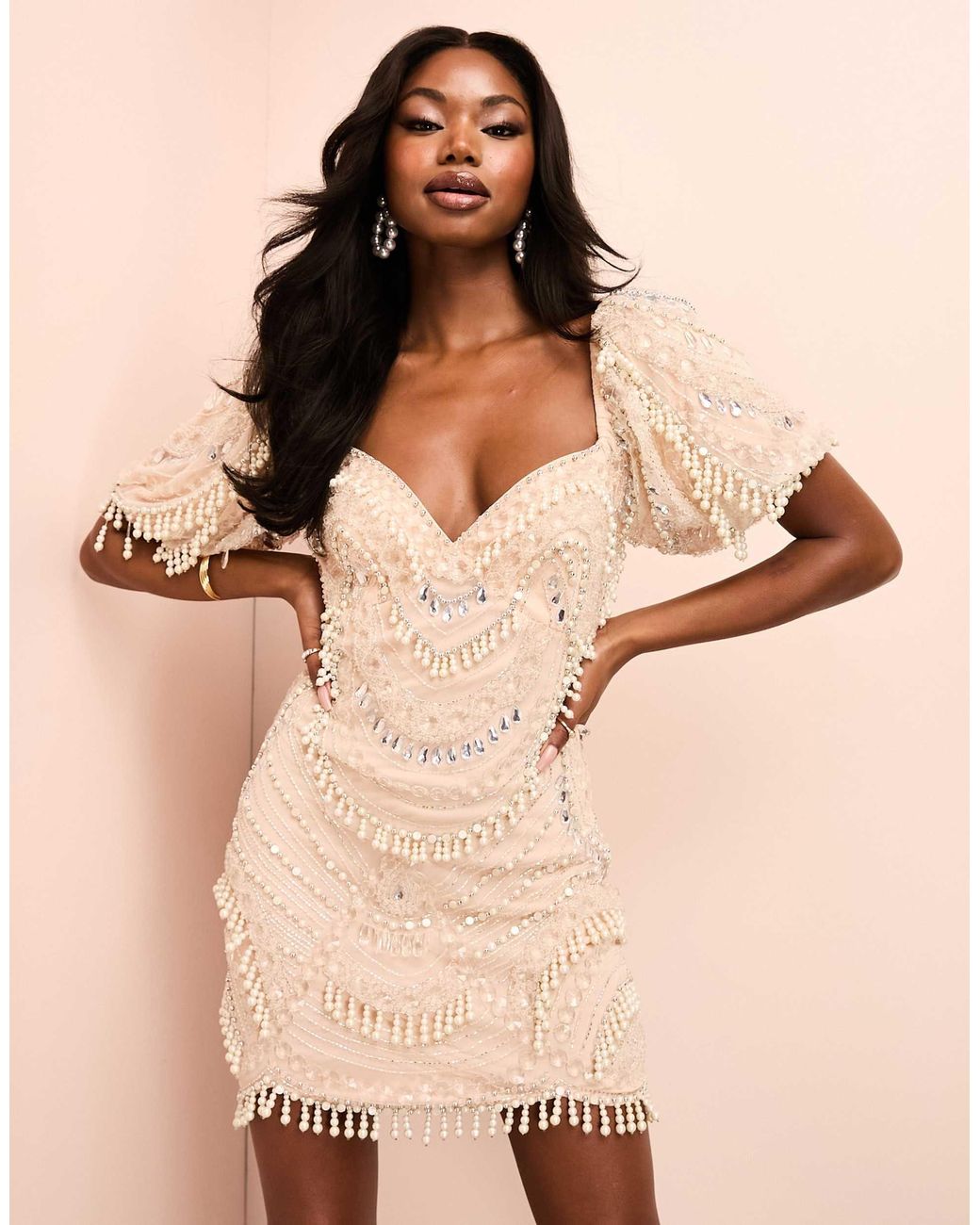 Asos pearl dress 2025