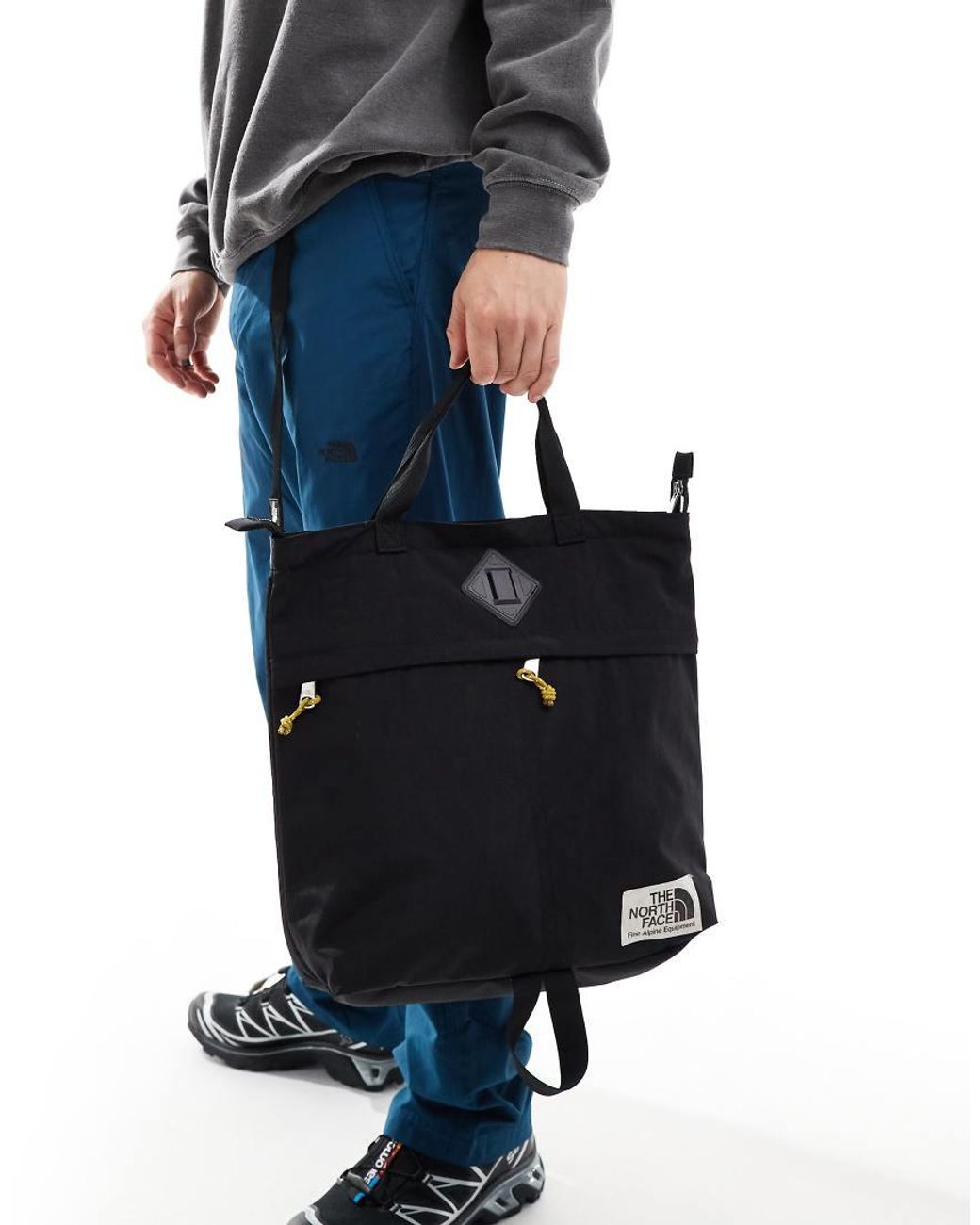 The North Face Berkeley Logo Tote Backpack in Black | Lyst UK