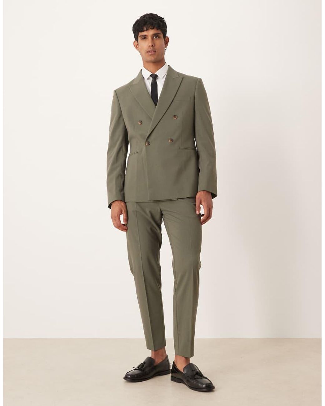 ASOS Slim Fit Colbert in het Green voor heren