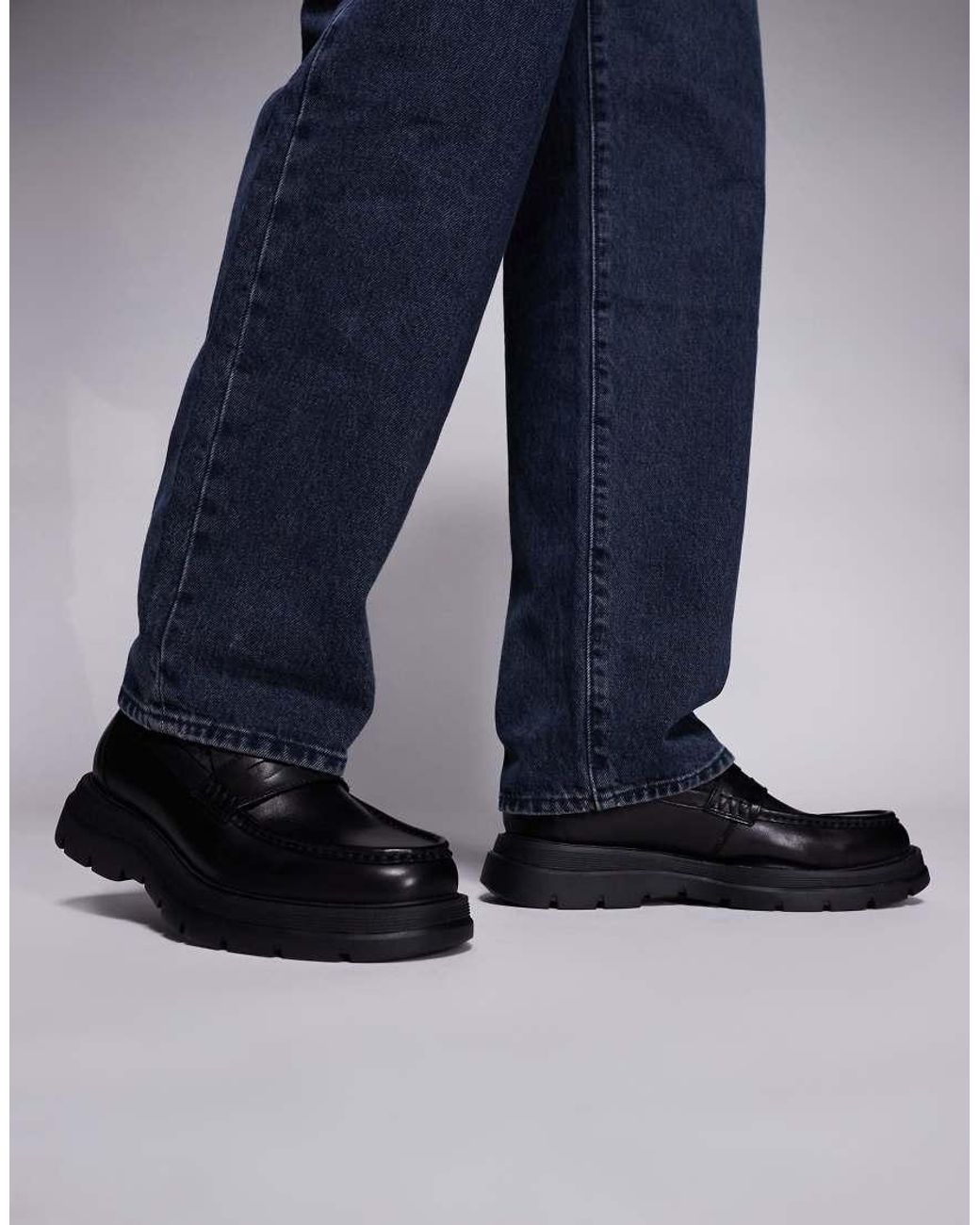 Steve Madden Blue Raiden Trainer Detail Loafers for men