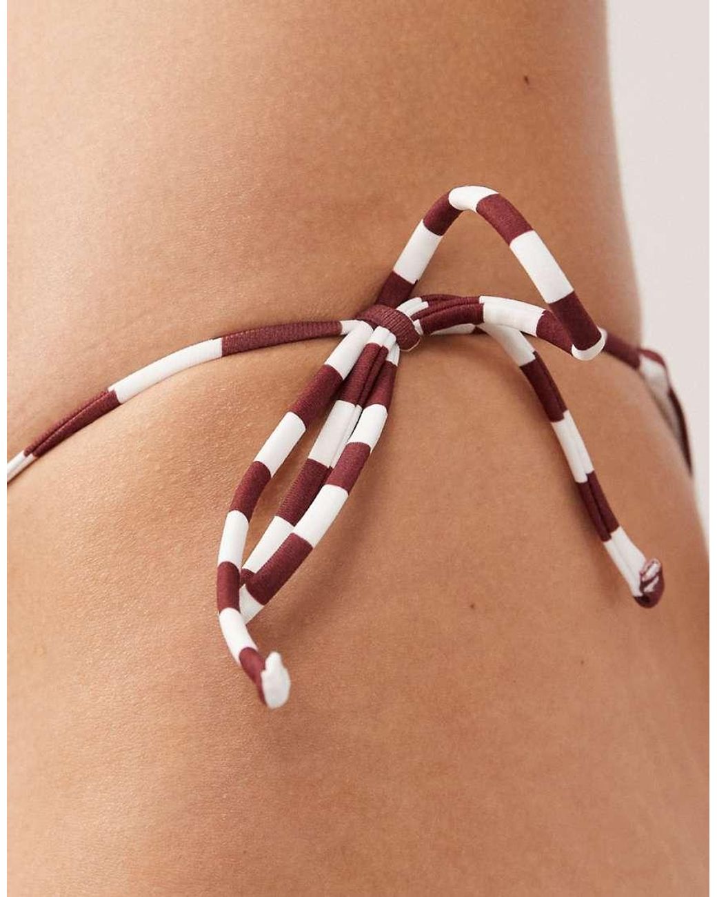 Free Society Natural Tie Side Bikini Bottom