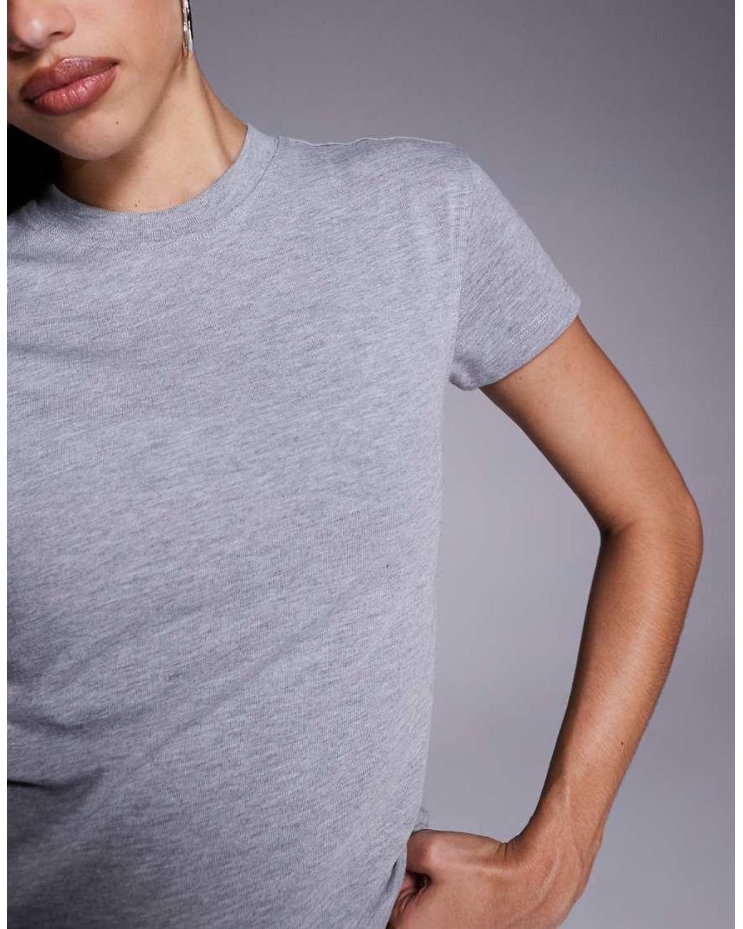 4505 Gray Icon Cotton Boxy T-shirt With Quick Dry Finish