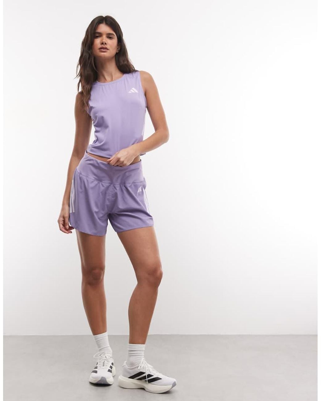 Adidas Originals Purple Adidas Running Adi365 Crop Top
