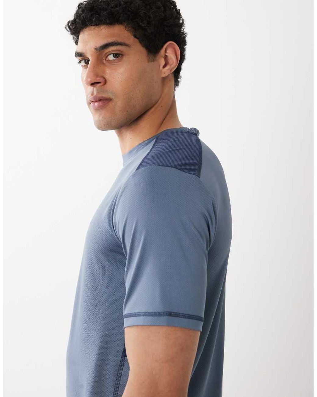 Regatta Blue Lightweight Quick-Dry Virda T-Shirt for men