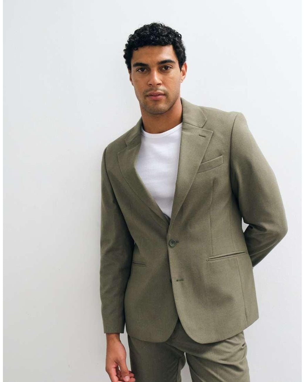 ASOS Green Slim Suit Jacket for men