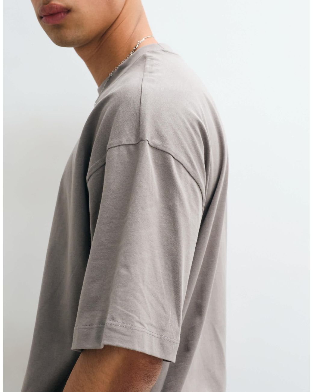 ASOS – basic-t-shirt in Gray für Herren