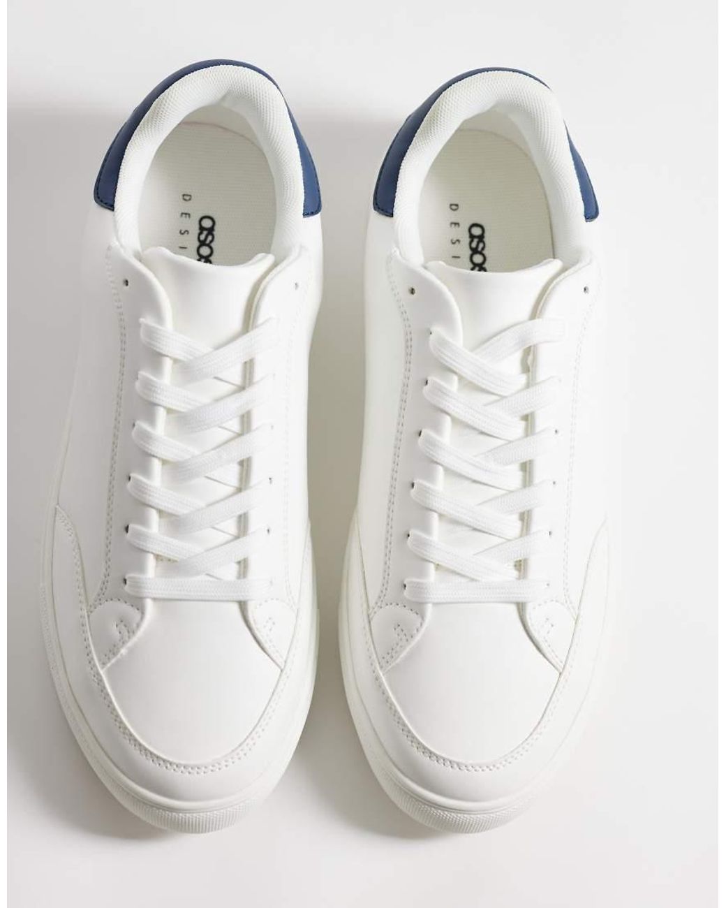 ASOS White Classic Lace Up Sneakers for men