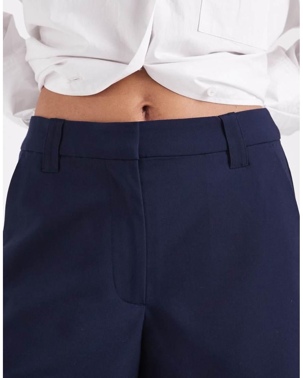 ASOS White Tailored Micro Shorts