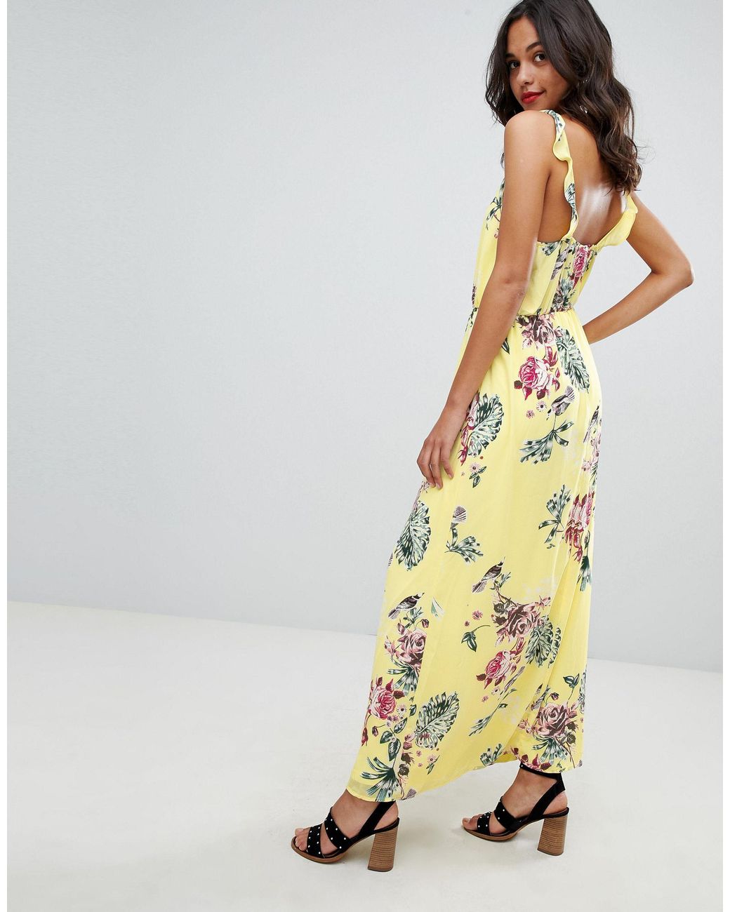 floral floaty maxi dress