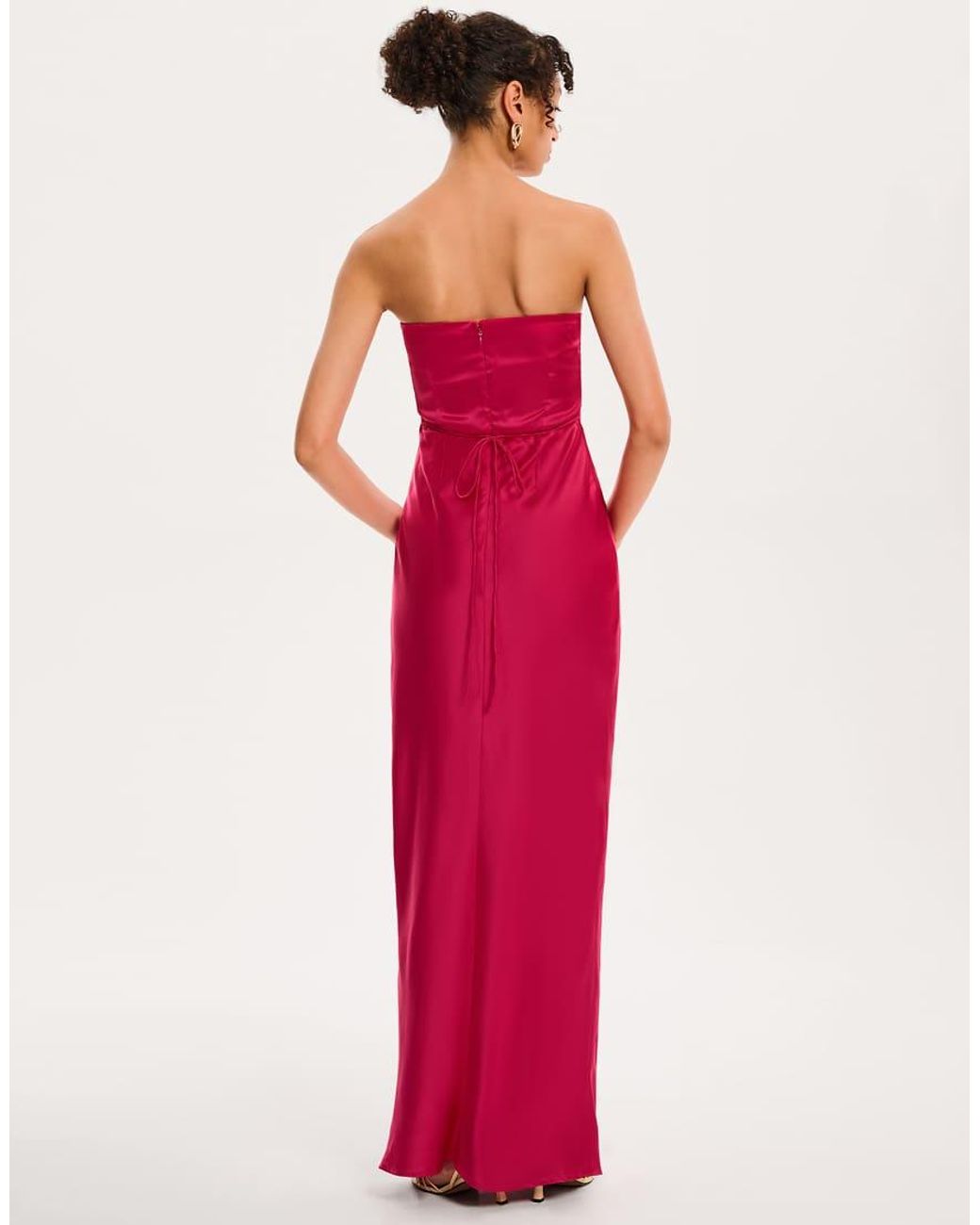OMNES Red Dresses Amdra Dress