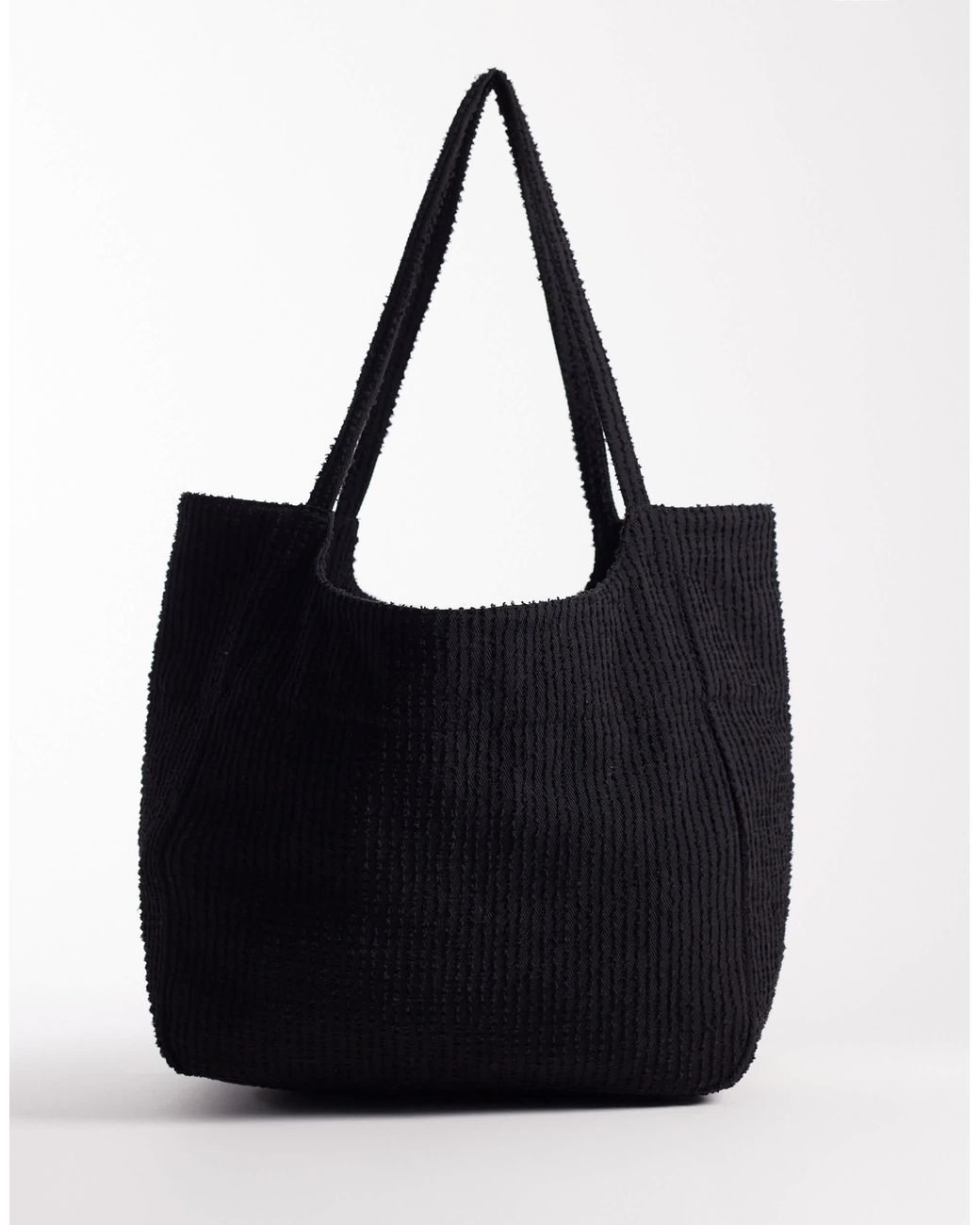 ASOS Black Textured Tote for men
