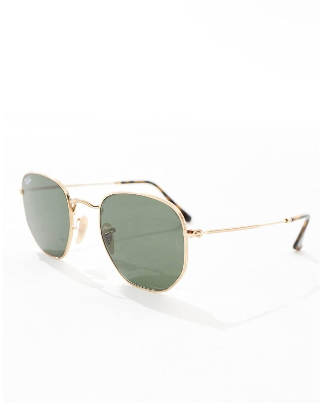 Ray-Ban Metallic Hexagonal Sunglasses