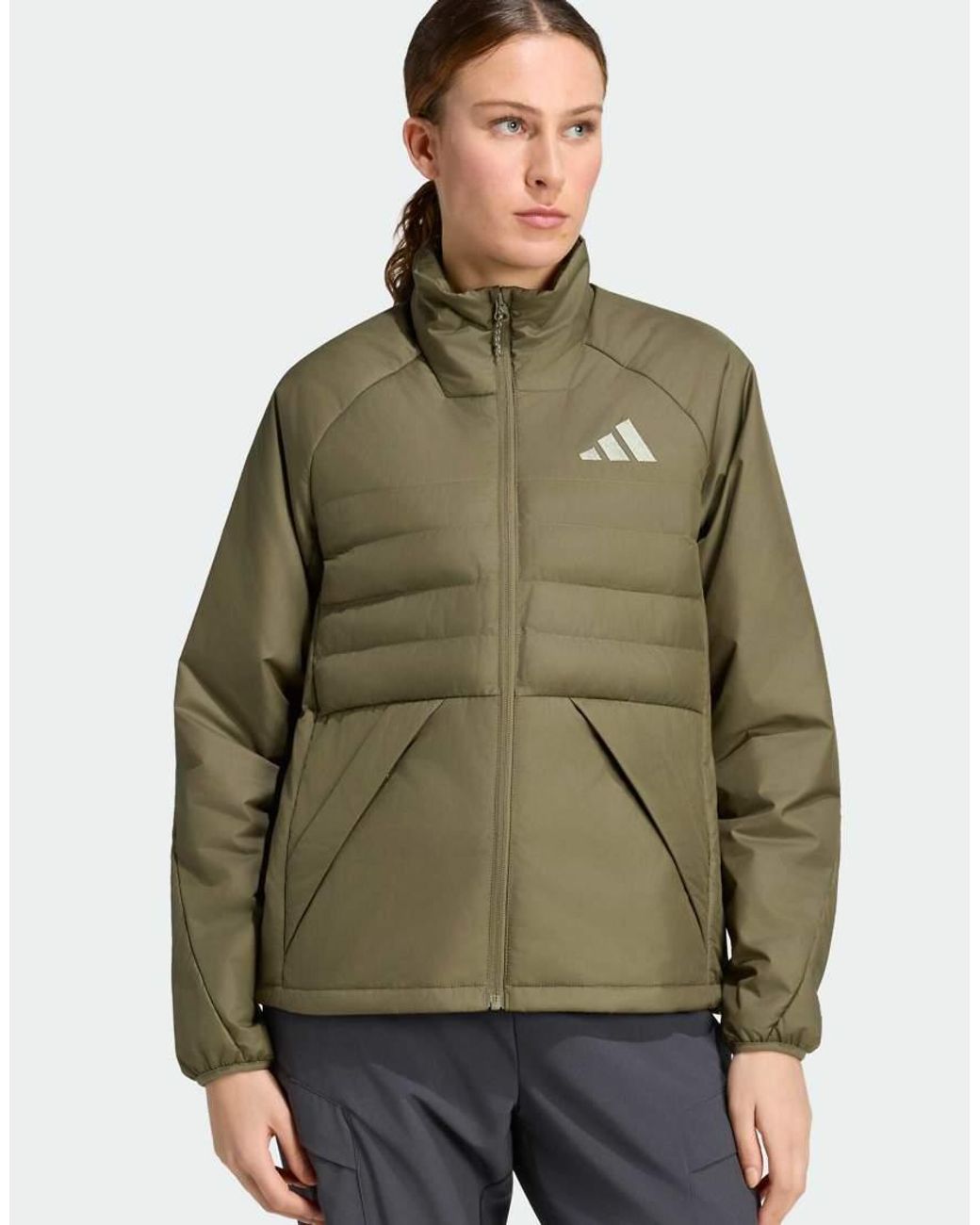 Adidas Originals Green Terrex Multi Climawarm Insulated Jacket