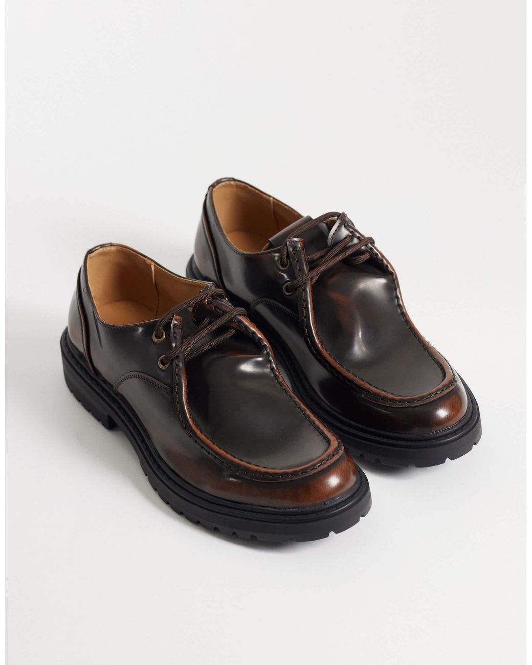 SEQWL Pier schnürschuhe in Brown für Herren