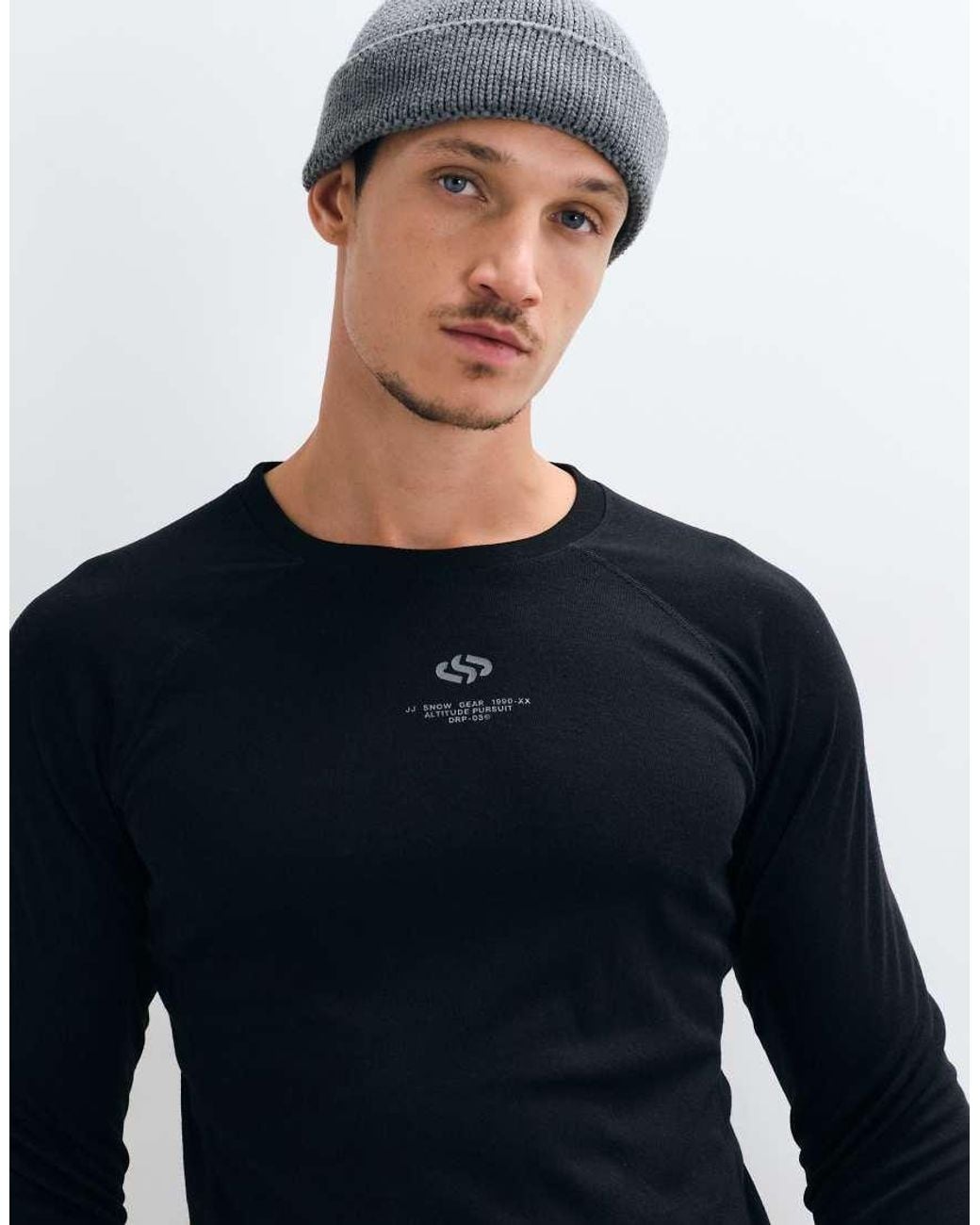 Jack & Jones Blue Ski Quick Dry Baselayer Top And Tights Set for men