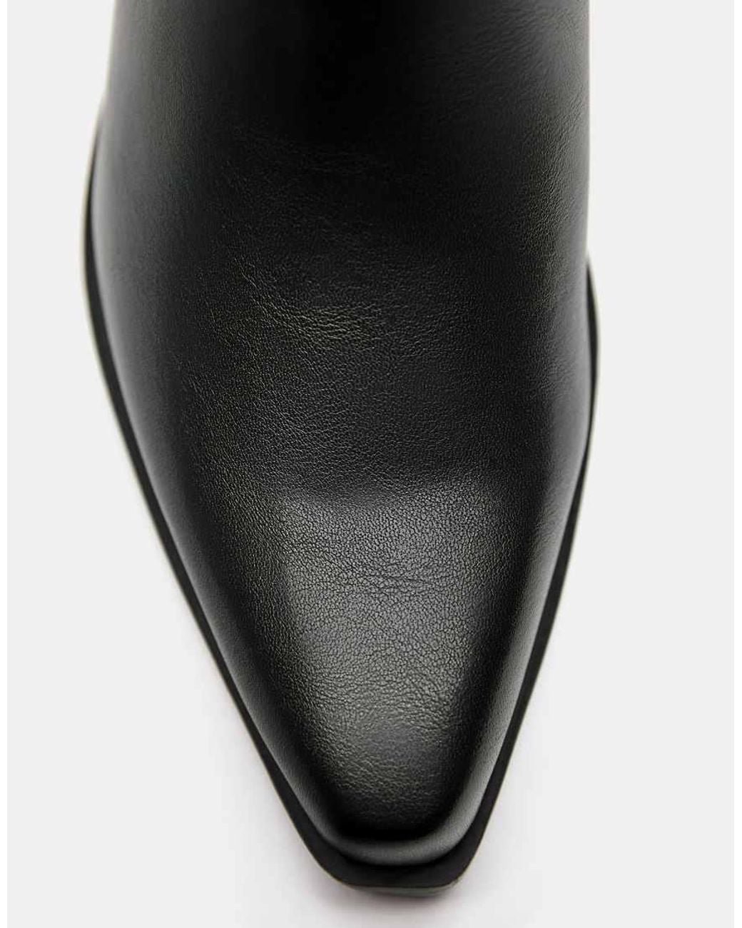 Pull&Bear Black Cowboy Boots