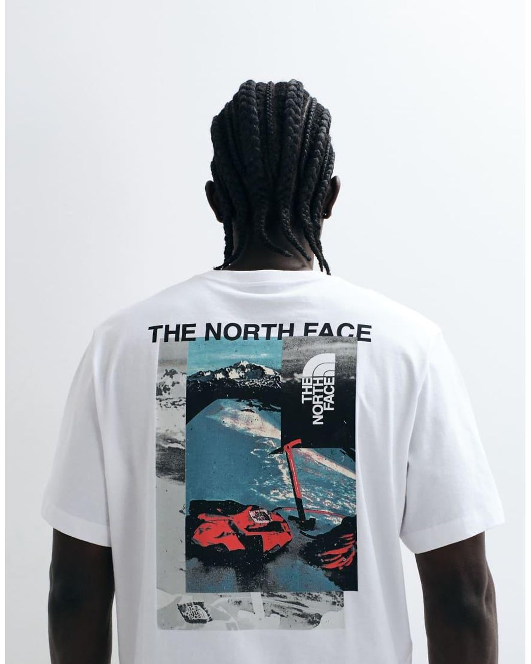 The North Face White Apex 75 Graphic T-Shirt for men