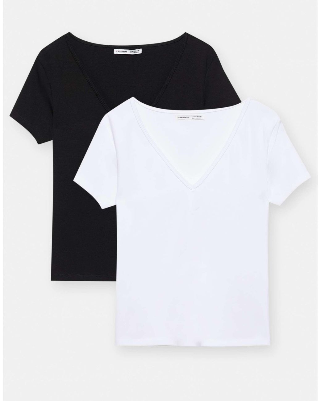 Pull&Bear Blue – pack mit t-shirts