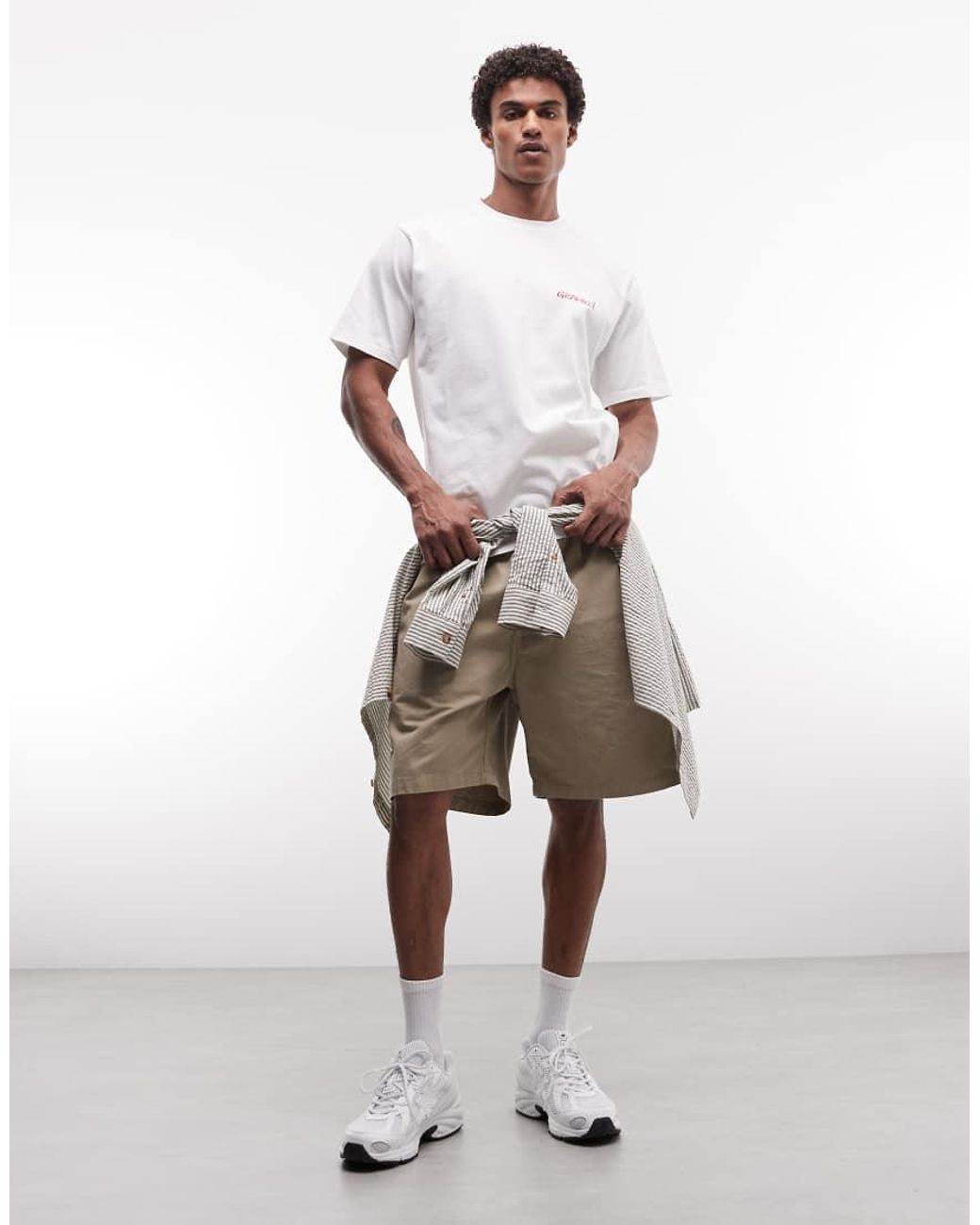 Gramicci White Grammici Graphic Print T-Shirt for men