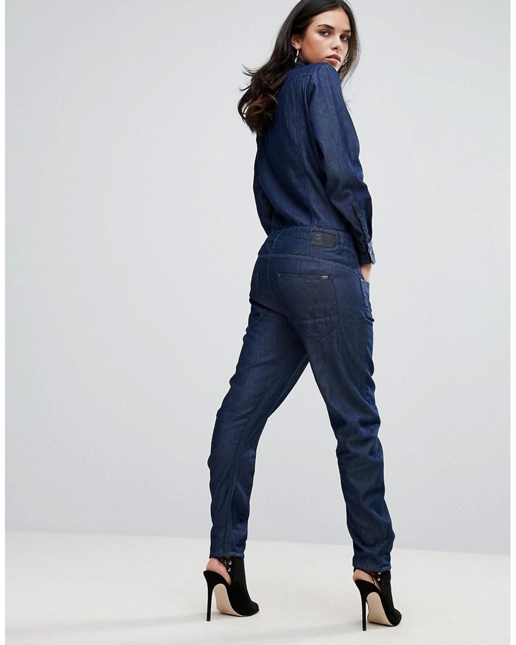 G-Star RAW Arc Denim Boilersuit in Navy 