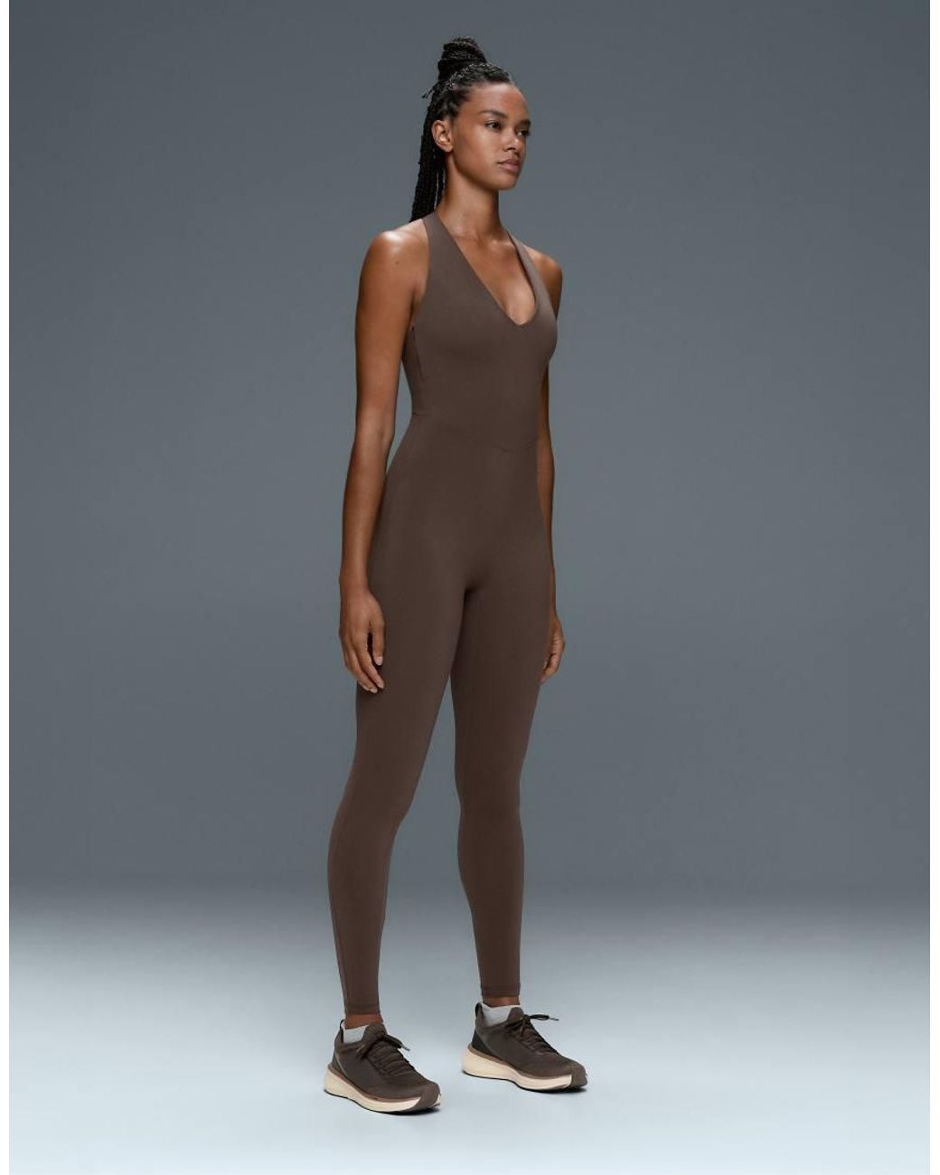 Oysho Blue Long Compressive Jumpsuit