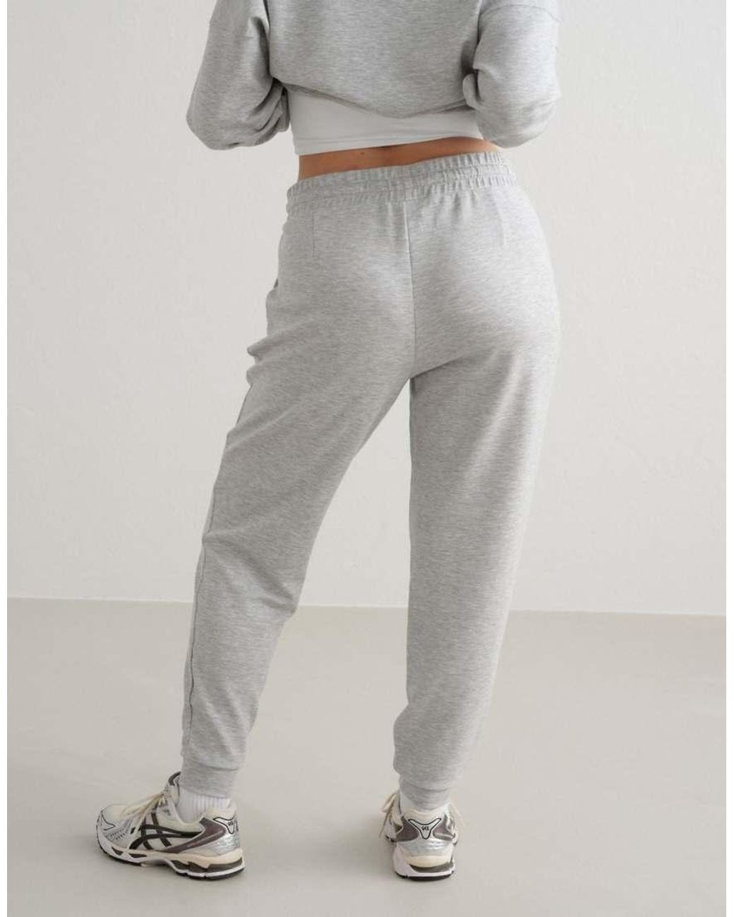 Aim'n Gray Light Melange Comfy Modal Pants